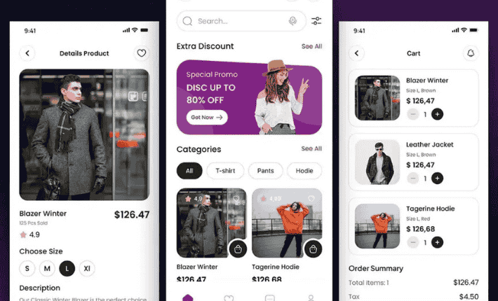 Sarah ecommerce store made by progress fort